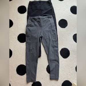Two pairs The North Face yoga/work out pants